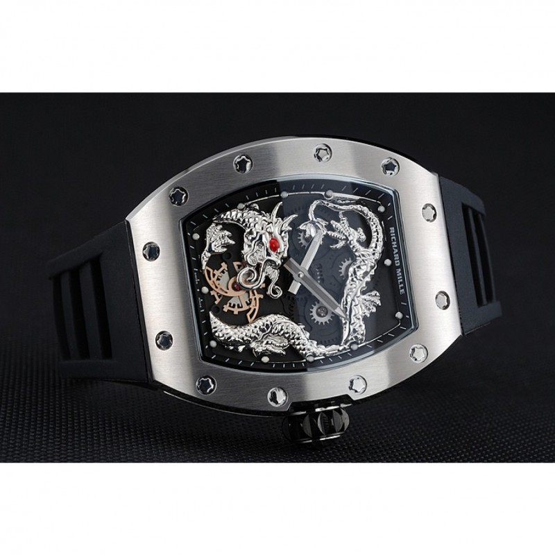 Richard Mille RM 057 Tourbillon dragon Jackie Chan Argent bo tier